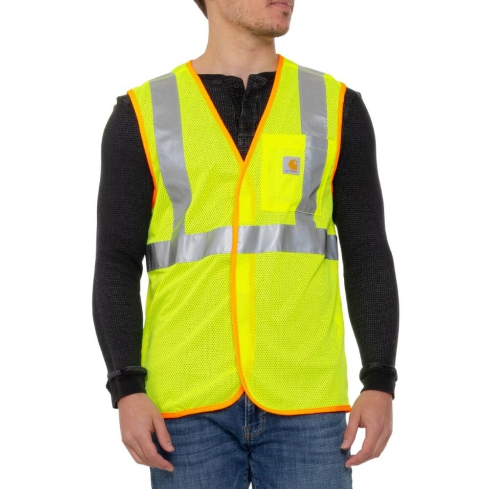 Carhartt Class 2 High-Visibility Vest Size XL 3M Reflective Lime